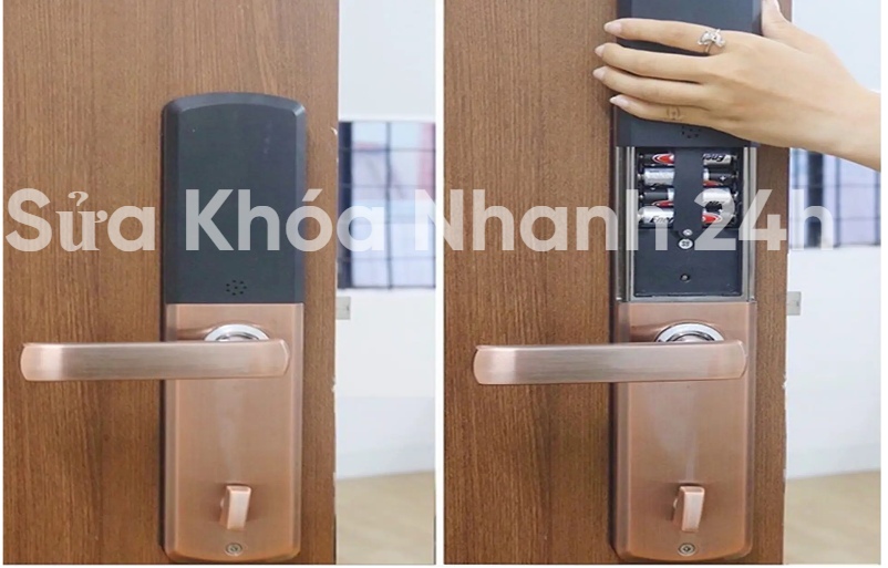 Dich vụ thay pin khóa cửa điện tử tại nhà tphcm