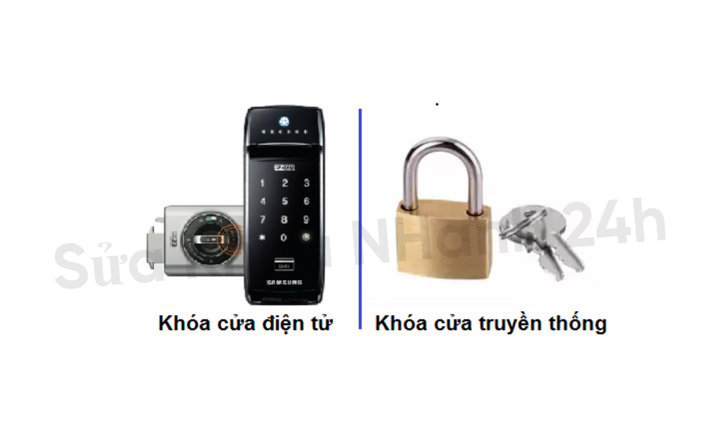 So sánh khóa điện tử có an toàn hơn khóa cơ không