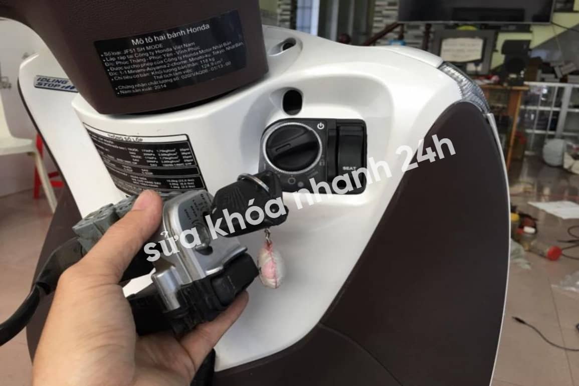 Sửa khóa xe sh chuyên nghiệp tại tphcm