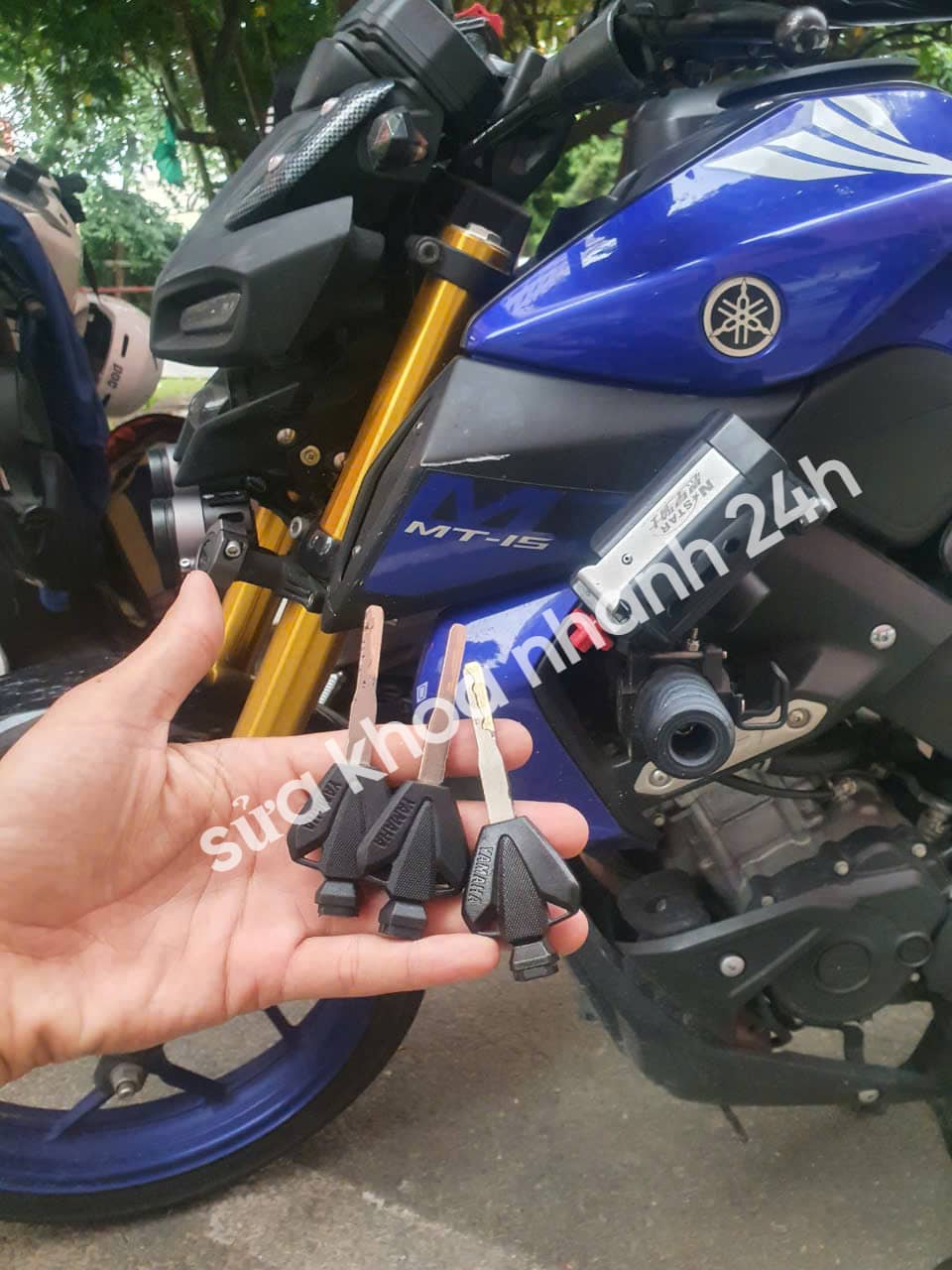 sửa khóa xe MT-15 TPHCM