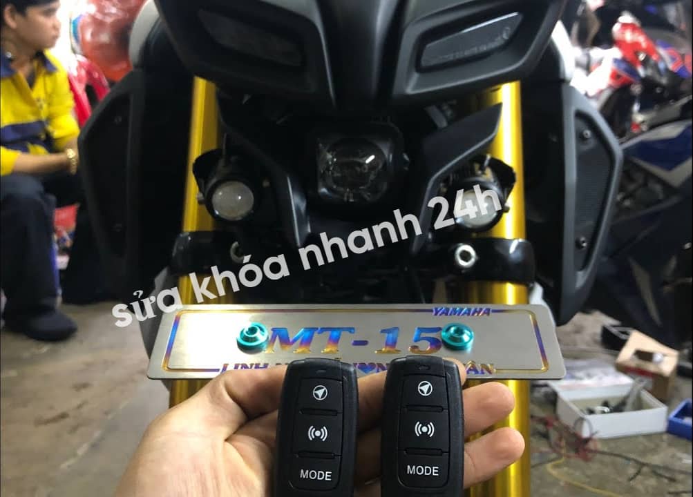 sửa khóa xe yamaha mt-15 tại tphcm